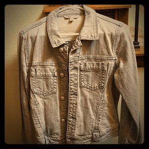 CAbi gray jean jacket